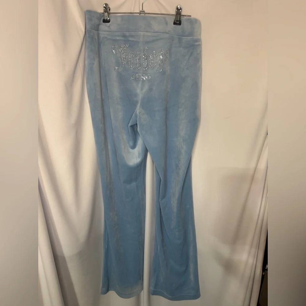 Juicy Couture Bling Velour Full-Zip Hoodie and Velour Pants
